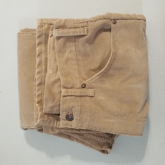Plain Pockets Vintage 32 X 29Tan Corduroy Pants - Picture 5 of 7